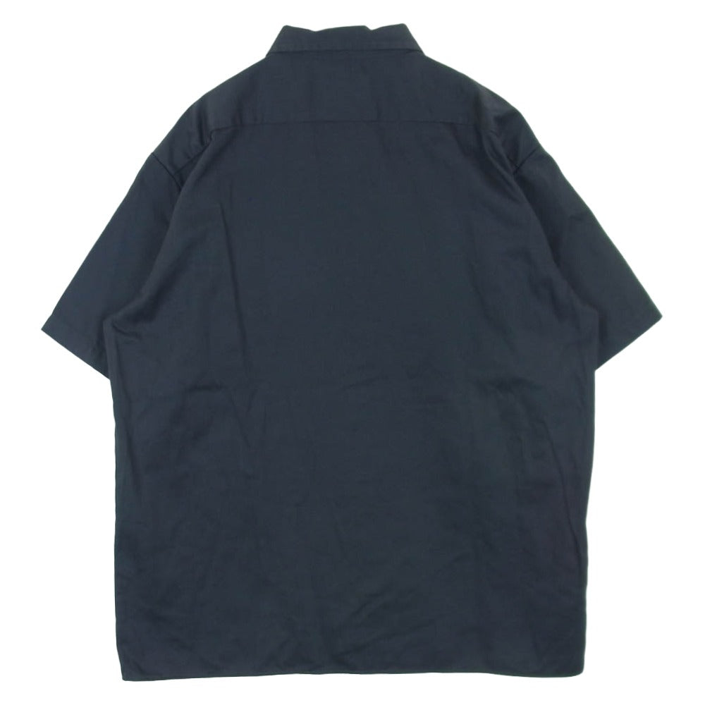 Dickies ディッキーズ 55557 Work Shirt 半袖 ワーク シャツ ミャンマー製 グレー系 L【中古】