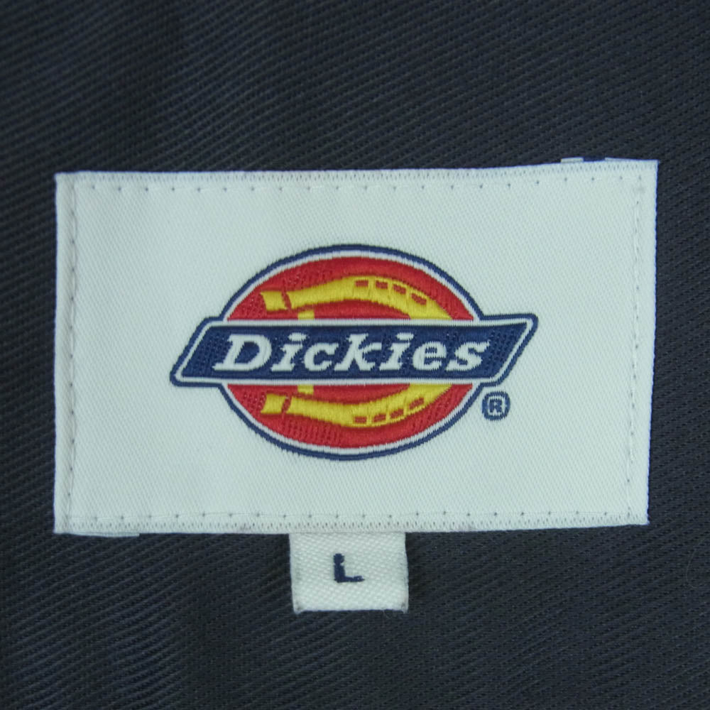 Dickies ディッキーズ 55557 Work Shirt 半袖 ワーク シャツ ミャンマー製 グレー系 L【中古】