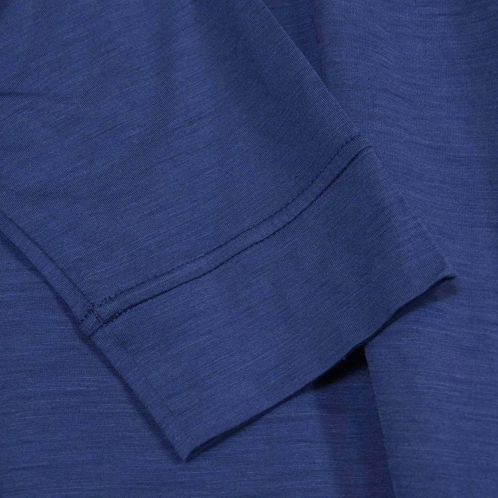 patagonia パタゴニア 25SS 44585 ロングスリーブ キャプリーン クール メリノ ブレンド グラフィック 長袖 Tシャツ ネイビー系 XL【中古】