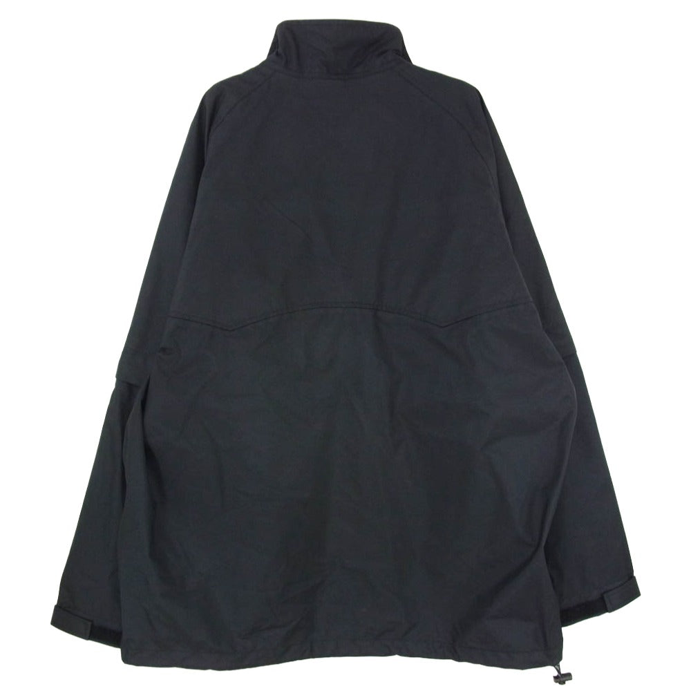 A BATHING APE アベイシングエイプ GORE-TEX 2way RAIN JKT ナイロン スタンドカラー レイン ジャケット ブラック系 L【中古】