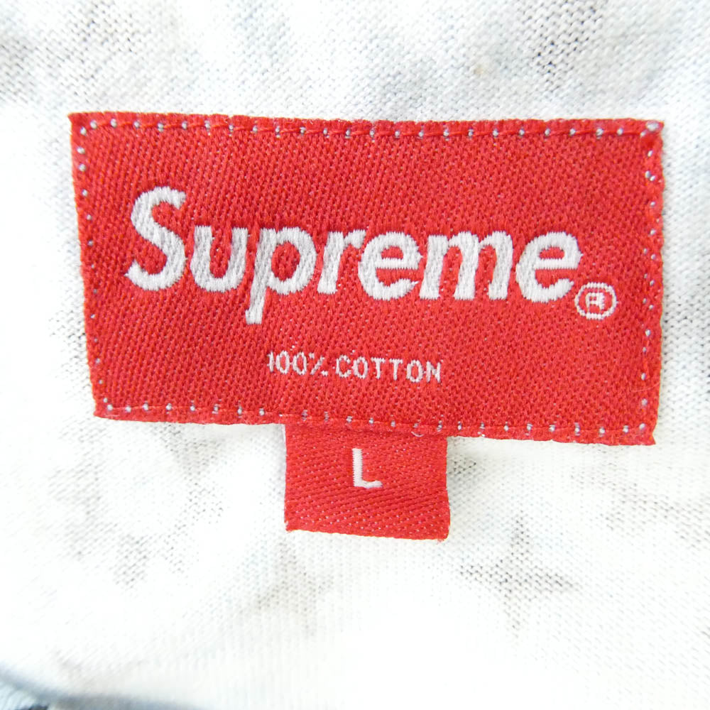 Supreme シュプリーム 21SS Bandana Small Box Tee バンダナ スモール ボックス ロゴ Tシャツ 半袖カットソー ライトブルー系 L【中古】