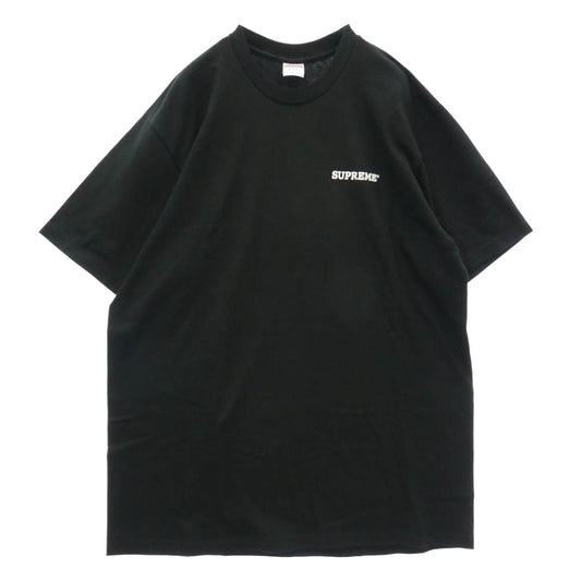 Supreme シュプリーム 24SS Patchwork Tee パッチワーク バックプリント Tシャツ 半袖カットソー ブラック系 L【中古】