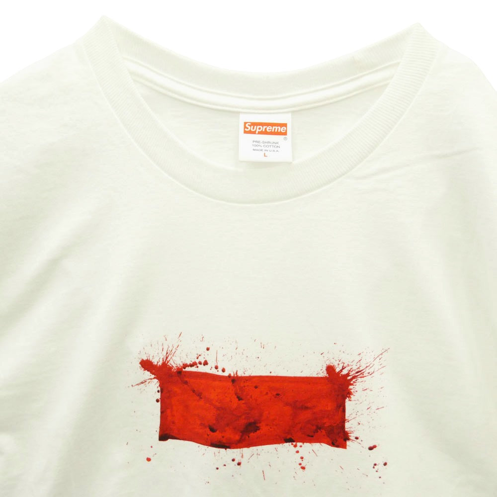 Supreme シュプリーム 22SS Ralph Steadman Box Logo Tee ラルフステッドマン ボックスロゴ Tシャツ 半袖カットソー ホワイト系 L【中古】