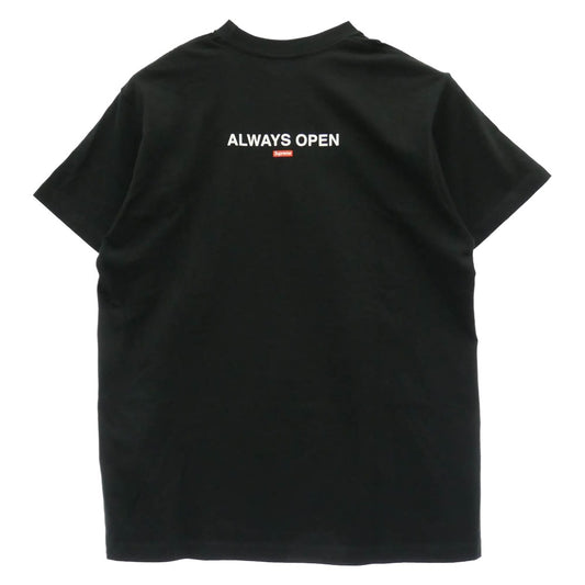 Supreme シュプリーム 22SS Gas Tee フロント プリント ガス Tシャツ 半袖カットソー ブラック系 L【美品】【中古】