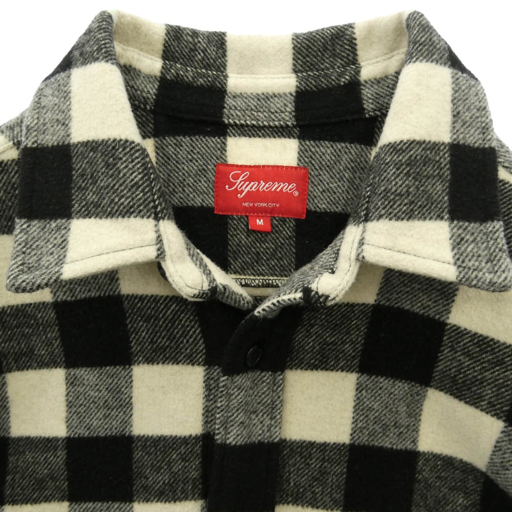 Supreme シュプリーム 19AW 1-800 Buffalo Plaid Shirt ロゴ刺繍