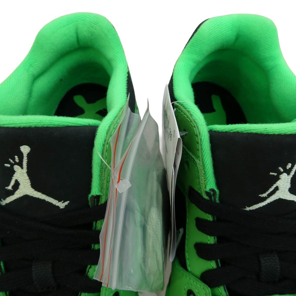 NIKE ナイキ 26SS IM9113-300 × Travis Scott 【フェイクバスターズ鑑定済】 Jordan Jumpman Jack CJ1 T-Rexx Green Spark トラヴィススコット ジョーダン ジャンプマンジャック ローカット スニーカー グリーン系 ブラック系 27.5cm【新古品】【未使用】【中古】