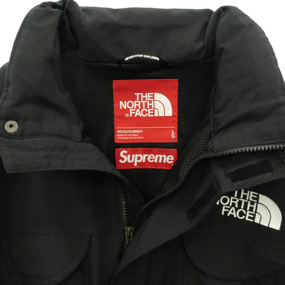 Supreme シュプリーム 22SS NP02205I × THE NORTH FACE ザ ノース フェイス Trekking Convertible Jacket トレッキング コンバーティブル　ジャケット ブラック系 L【中古】