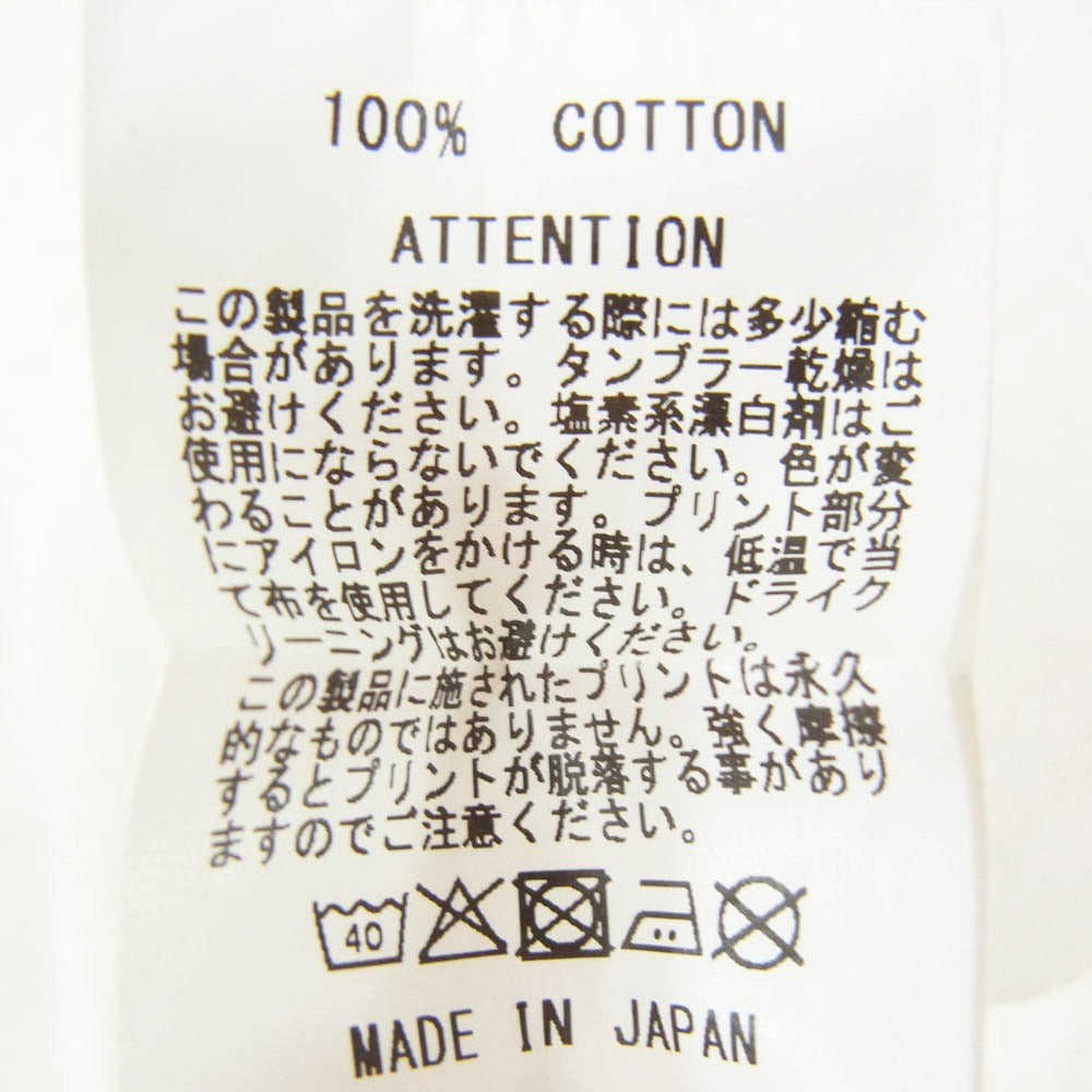 RUDE GALLERY ルードギャラリー 25AW MRR TOUR TEE マキシマム ロックンロール ツアー プリント 半袖 Tシャツ ホワイト系 3【中古】