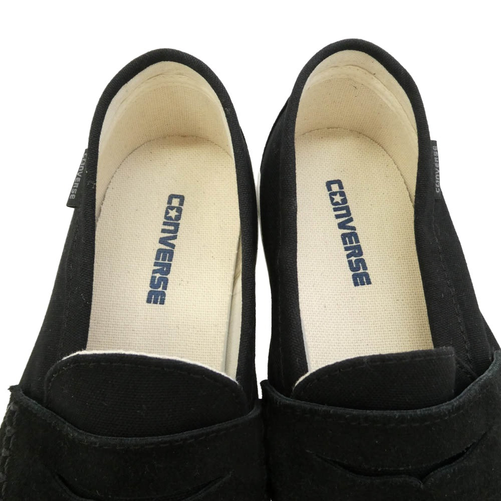 CONVERSE コンバース 1SE986 CXP LOAFER ローファー スリッポン スニーカー ブラック系 26.5cm【美品】【中古】