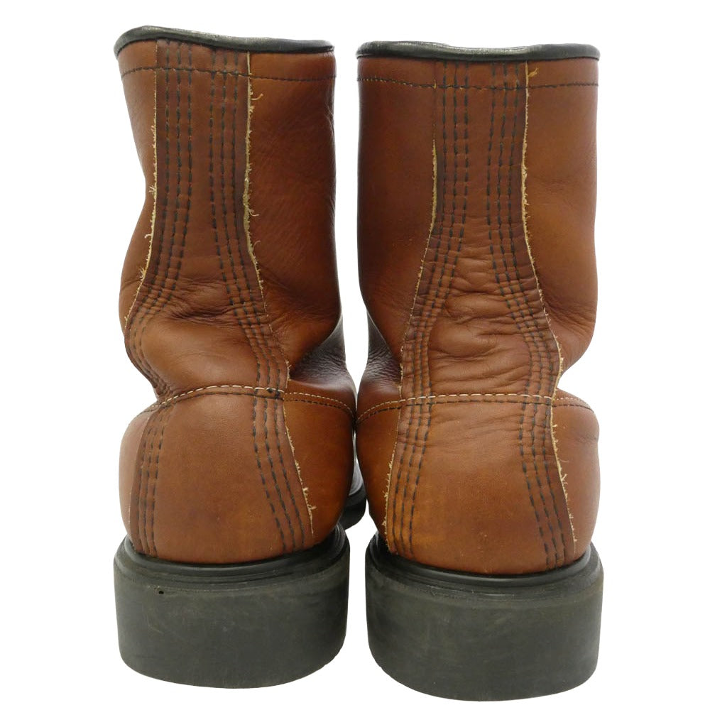 RED WING レッドウィング 4440 PT91 刺繍羽 モックトゥ ブーツ スチールトゥ ブラウン系 US8D【中古】