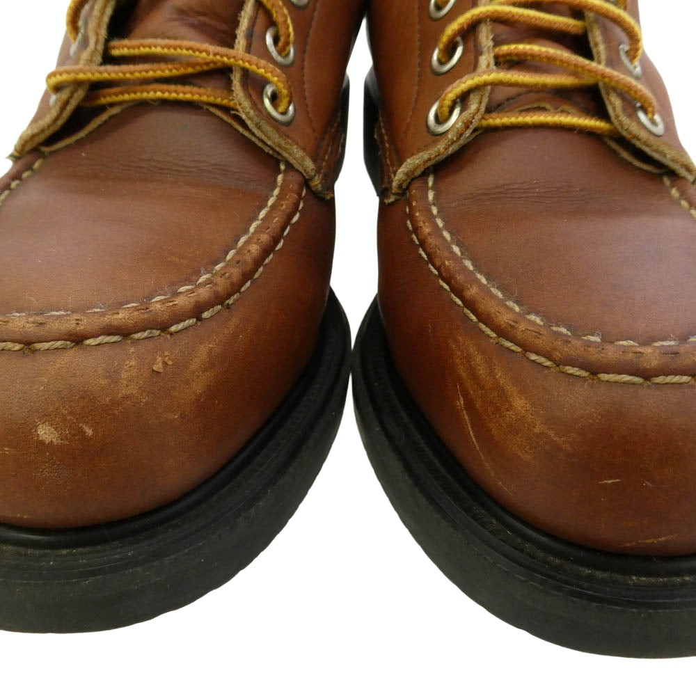 RED WING レッドウィング 4440 PT91 刺繍羽 モックトゥ ブーツ スチールトゥ ブラウン系 US8D【中古】