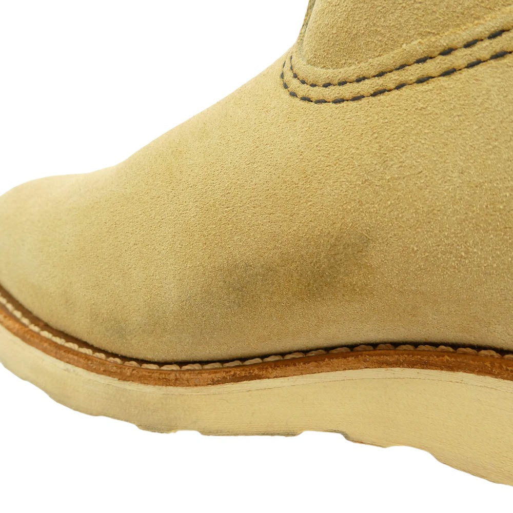 RED WING レッドウィング 8168 9 inch Pecos 9インチ ペコス ブーツ ベージュ系 US8E【美品】【中古】