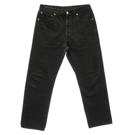 Levi's リーバイス 501-0185 ユーロリーバイス 90s 96年 ポーランド製 501 ブラックデニム パンツ インディゴブルー系 W33/L32【中古】