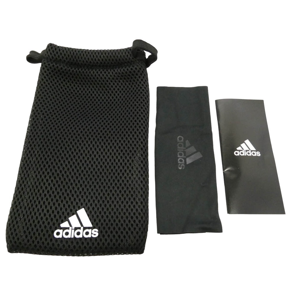 adidas アディダス SP0036-F 02C スポーツサングラス アイウェア マットブラック ブラック系 54□18 140【極上美品】【中古】