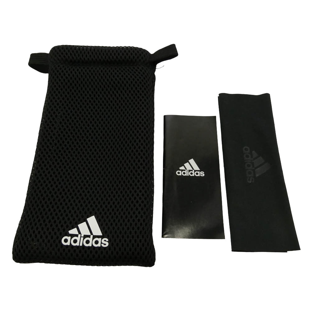 adidas アディダス SP0011 02A スポーツサングラス アイウェア マットブラック ブラック系 58□18 130【極上美品】【中古】