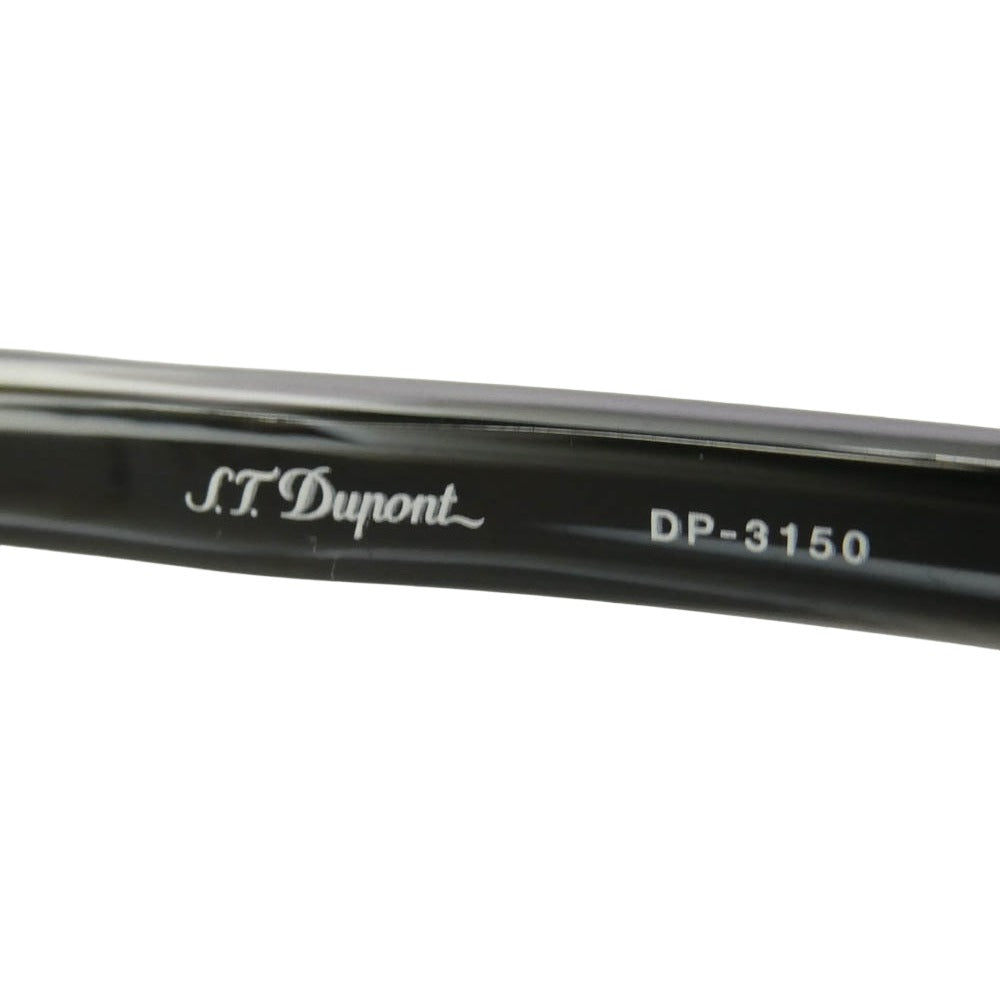 エス・テー・デュポン DP-3150 Spring Hinge Titanium K24TGP チタン フルリム 眼鏡 アイウェア シルバー系 ブラック系 54□17-142【中古】