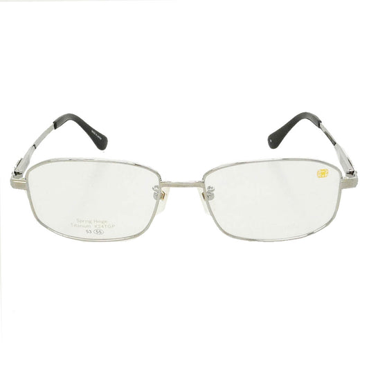 エス・テー・デュポン DP-3181 Spring Hinge Titanium K24TGP チタン フルリム 眼鏡 アイウェア シルバー系 ブラック系 55□17-142【美品】【中古】