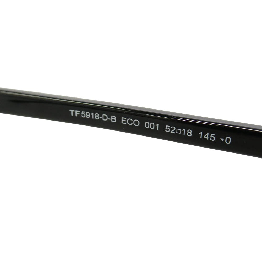 TOM FORD トムフォード TF5918-D-B 001 52□18 145 サングラス アイウェア ブラック系 52□18 145【中古】