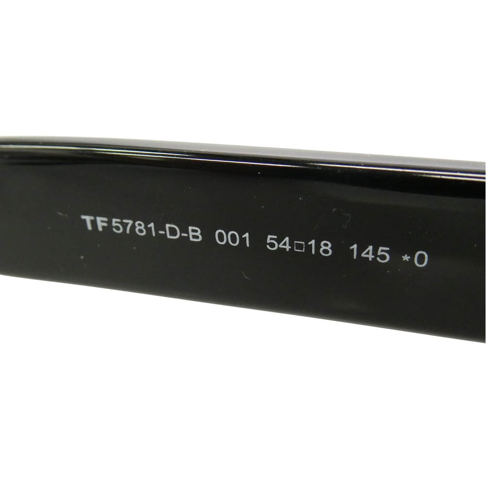 TOM FORD トムフォード TF5781-D-B 001 54□18 145 サングラス アイウェア ブラック系 54□18 145【美品】【中古】