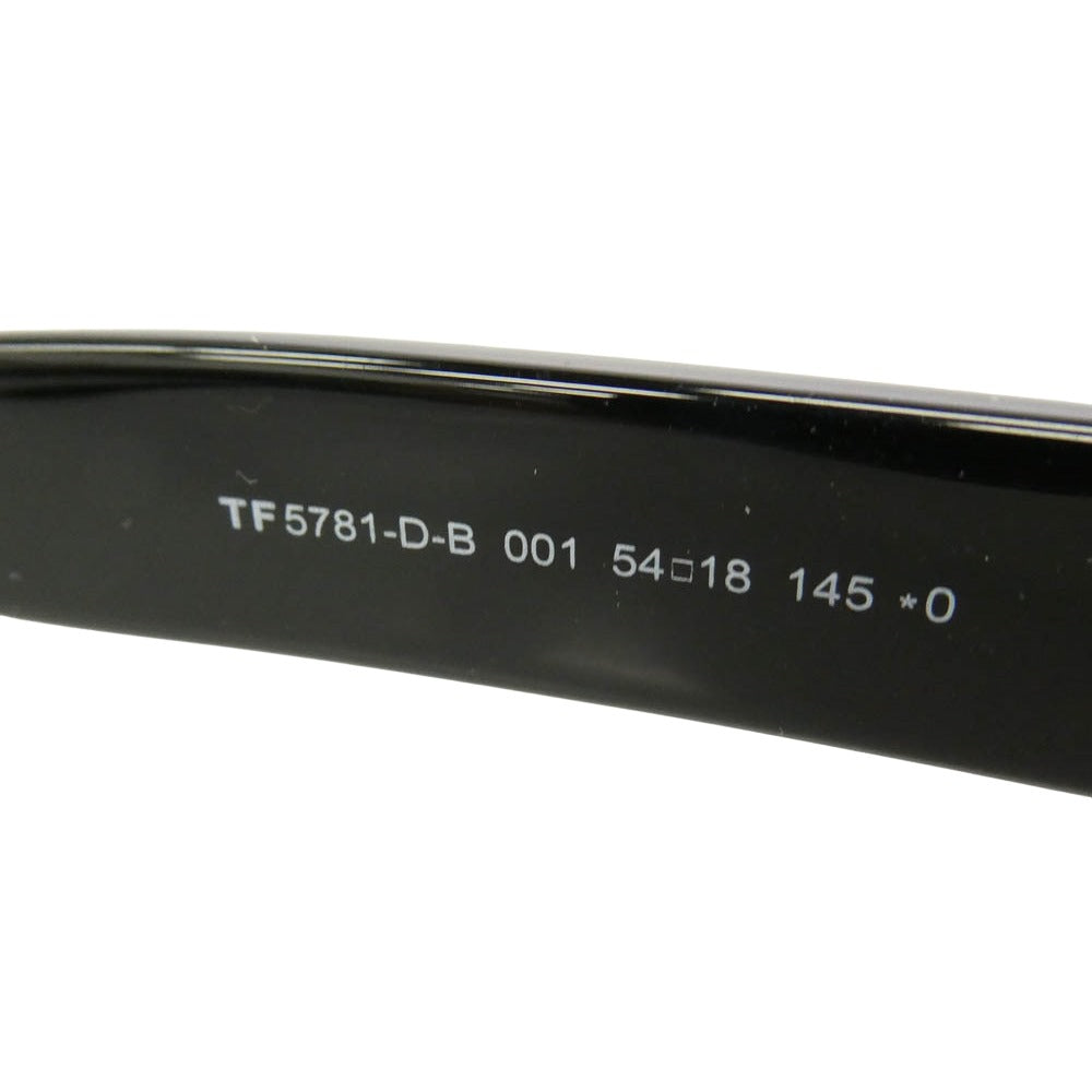 TOM FORD トムフォード TF5781-D-B 001 54□18 145 サングラス アイウェア ブラック系 54□18 145【美品】【中古】