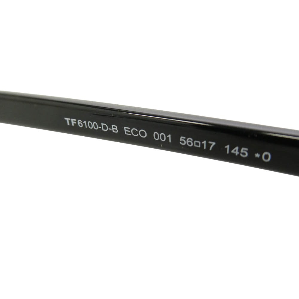 TOM FORD トムフォード TF6100-D-B 001 56□17 145 サングラス アイウェア ブラック系 56□17 145【中古】