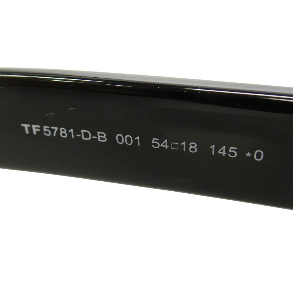 TOM FORD トムフォード TF5781-D-B 001 54□18 145 サングラス アイウェア ブラック系 54□18 145【美品】【中古】