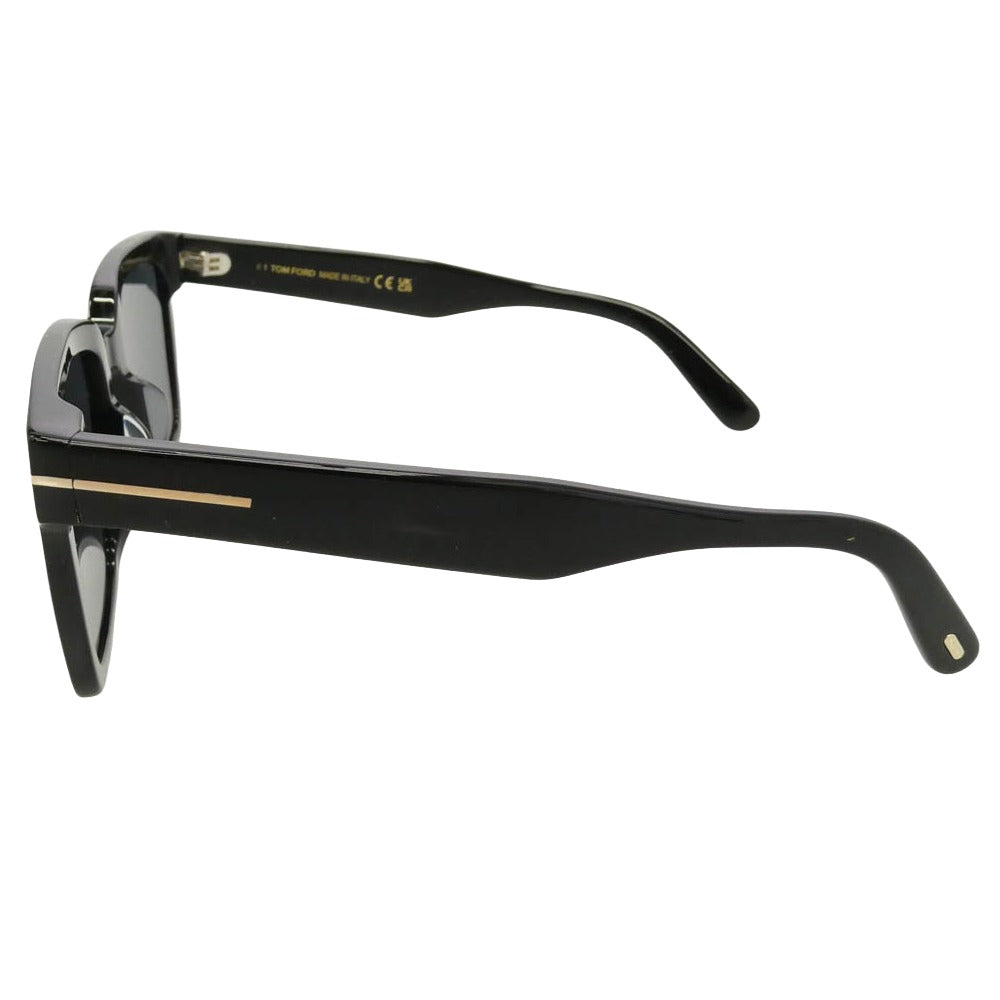 TOM FORD トムフォード TF1161-K 01A 54□21 145 サングラス アイウェア ブラック系 54□21 145【美品】【中古】