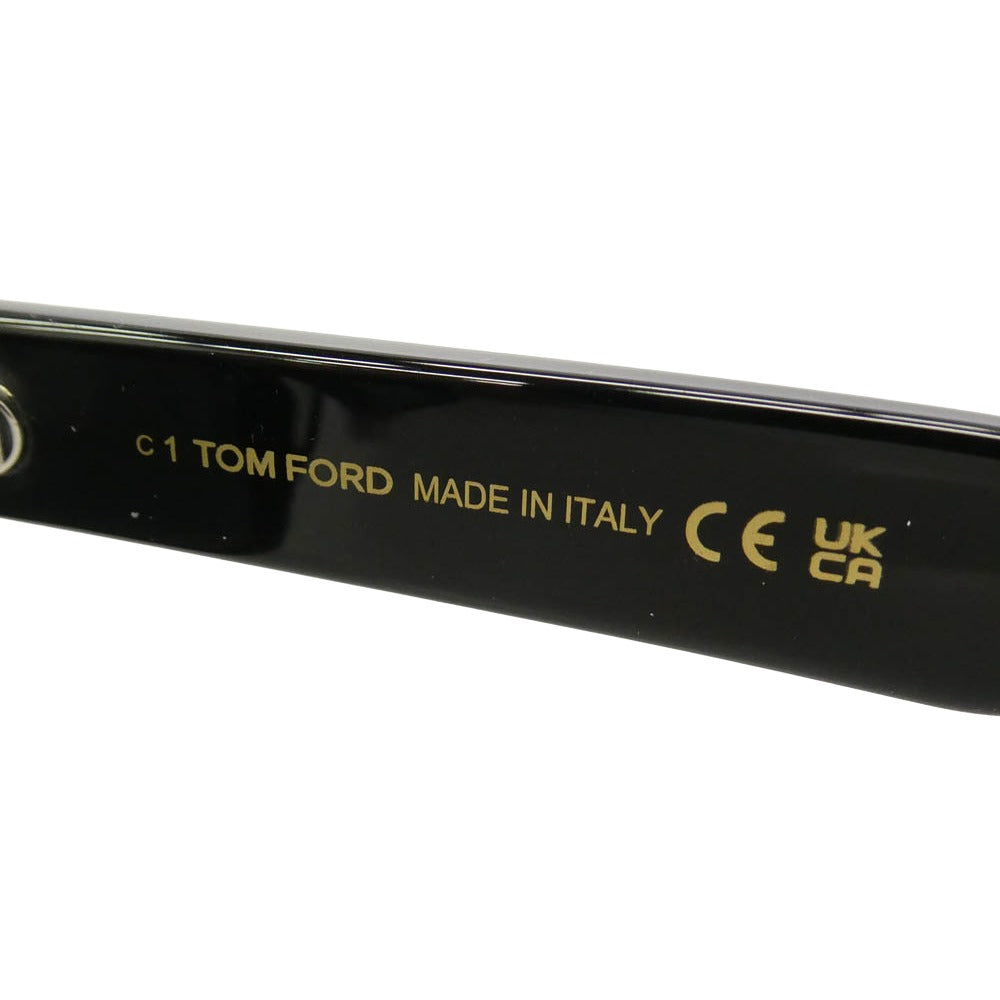 TOM FORD トムフォード TF1161-K 01A 54□21 145 サングラス アイウェア ブラック系 54□21 145【美品】【中古】