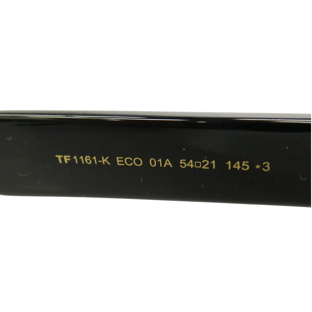 TOM FORD トムフォード TF1161-K 01A 54□21 145 サングラス アイウェア ブラック系 54□21 145【美品】【中古】