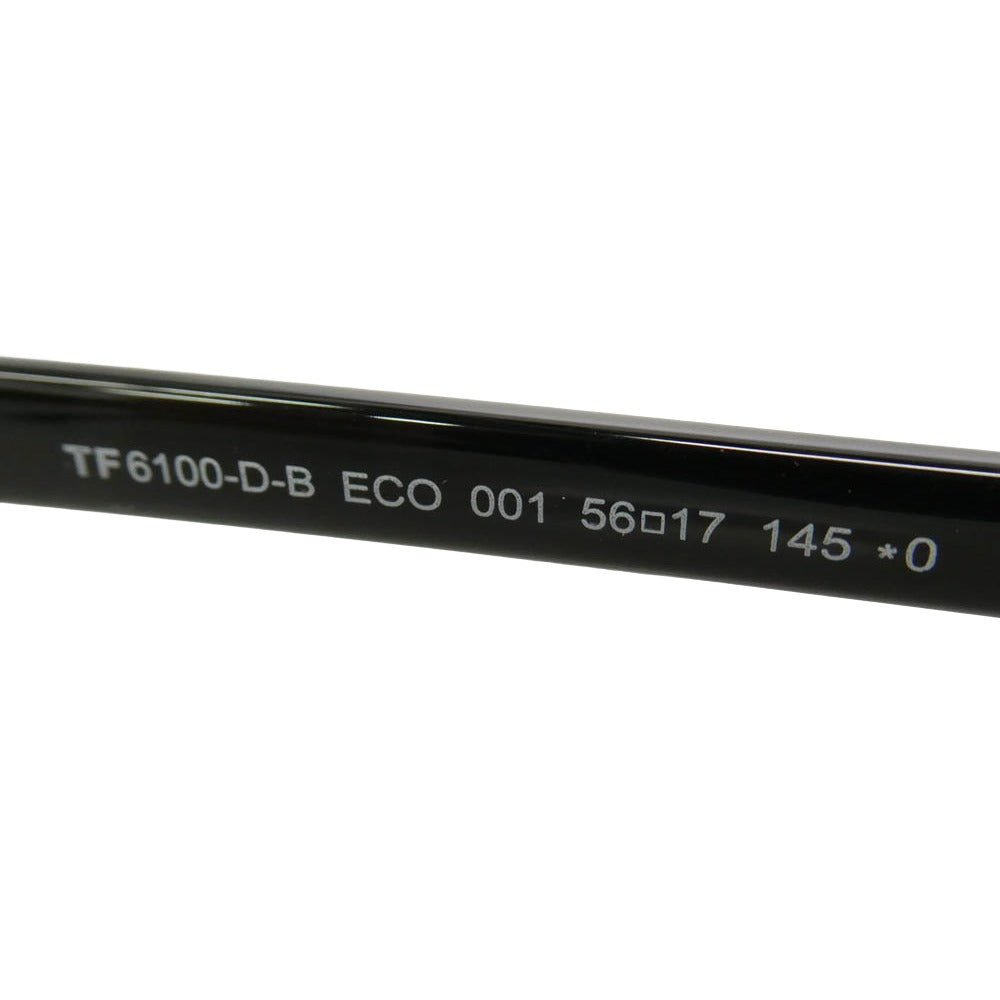 TOM FORD トムフォード TF6100-D-B 001 56□17 145 サングラス アイウェア ブラック系 56□17 145【極上美品】【中古】