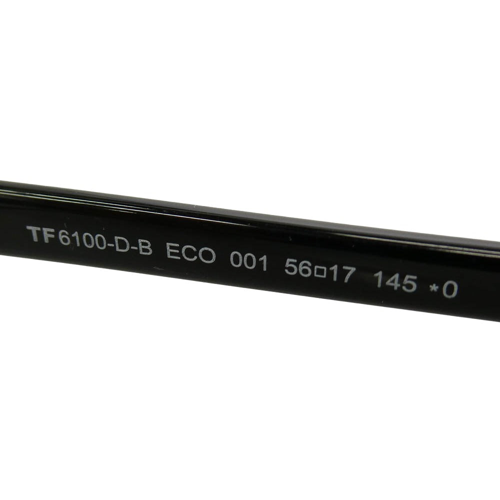 TOM FORD トムフォード TF6100-D-B 001 56□17 145 サングラス アイウェア ブラック系 56□17 145【極上美品】【中古】