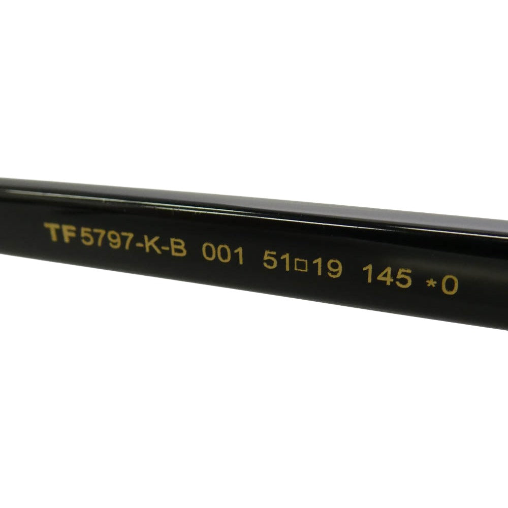 TOM FORD トムフォード TF5797-K-B 001 51□19 145 サングラス アイウェア ブラック系 51□19 145【極上美品】【中古】