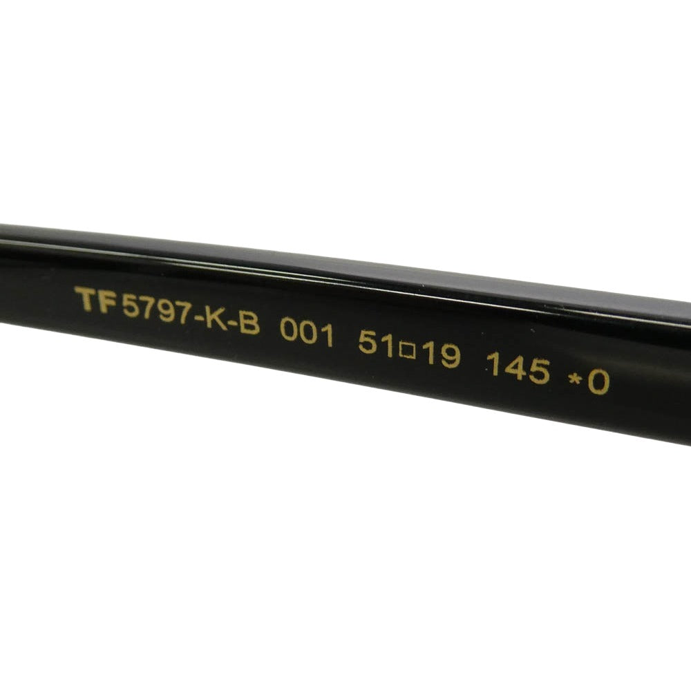 TOM FORD トムフォード TF5797-K-B 001 51□19 145 サングラス アイウェア ブラック系 51□19 145【極上美品】【中古】