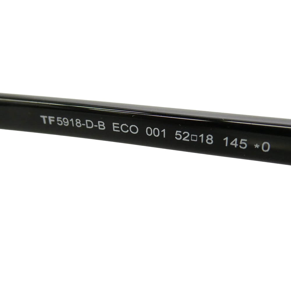 TOM FORD トムフォード TF5918-D-B 001 52□18 145 サングラス アイウェア ブラック系 52□18 145【極上美品】【中古】