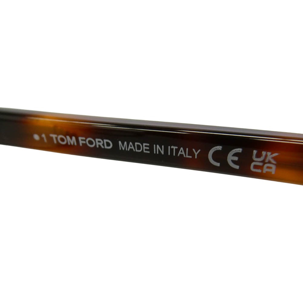 TOM FORD トムフォード TF6074-D-B 053 53□17 145 サングラス アイウェア ブラウン系 53□17 145【美品】【中古】