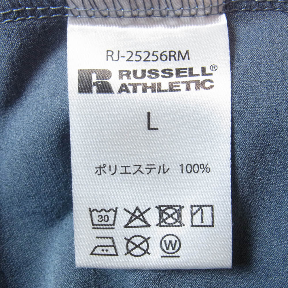 RUSSELL ATHLETIC ラッセルアスレチック JOURNAL STANDARD ジャーナルスタンダード 25SS RJ-25256RM JOURNAL STANDARD relume 別注 ベースボールシャツ 半袖 シャツ ダークグレー系 L【中古】