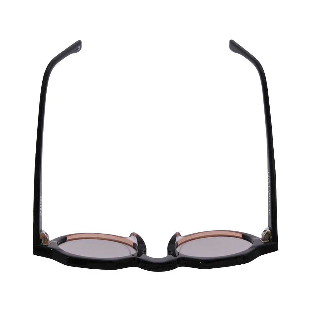 オウン OWN OW-03BK-OR-LGY 亜州眼鏡 #03 BLACK×OLD ROSE ボストンタイプ サングラス ブラック系 ピンクブラウン系 48□24-145【中古】