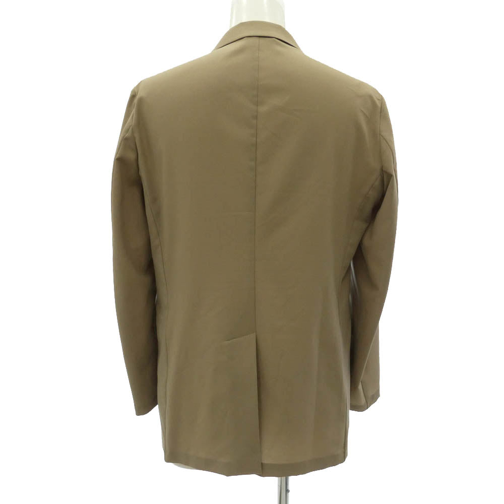 DESCENTE デサント 7720J191　7720P191 ウォッシャブル ワッフル パッカブル ストレッチ セットアップ テーラージャケット スラックス パンツ スーツ ベージュ系 L【中古】