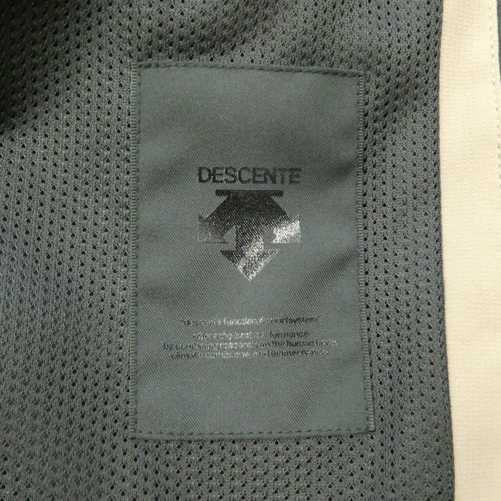 DESCENTE デサント 7720J191　7720P191 ウォッシャブル ワッフル パッカブル ストレッチ セットアップ テーラージャケット スラックス パンツ スーツ ベージュ系 L【中古】