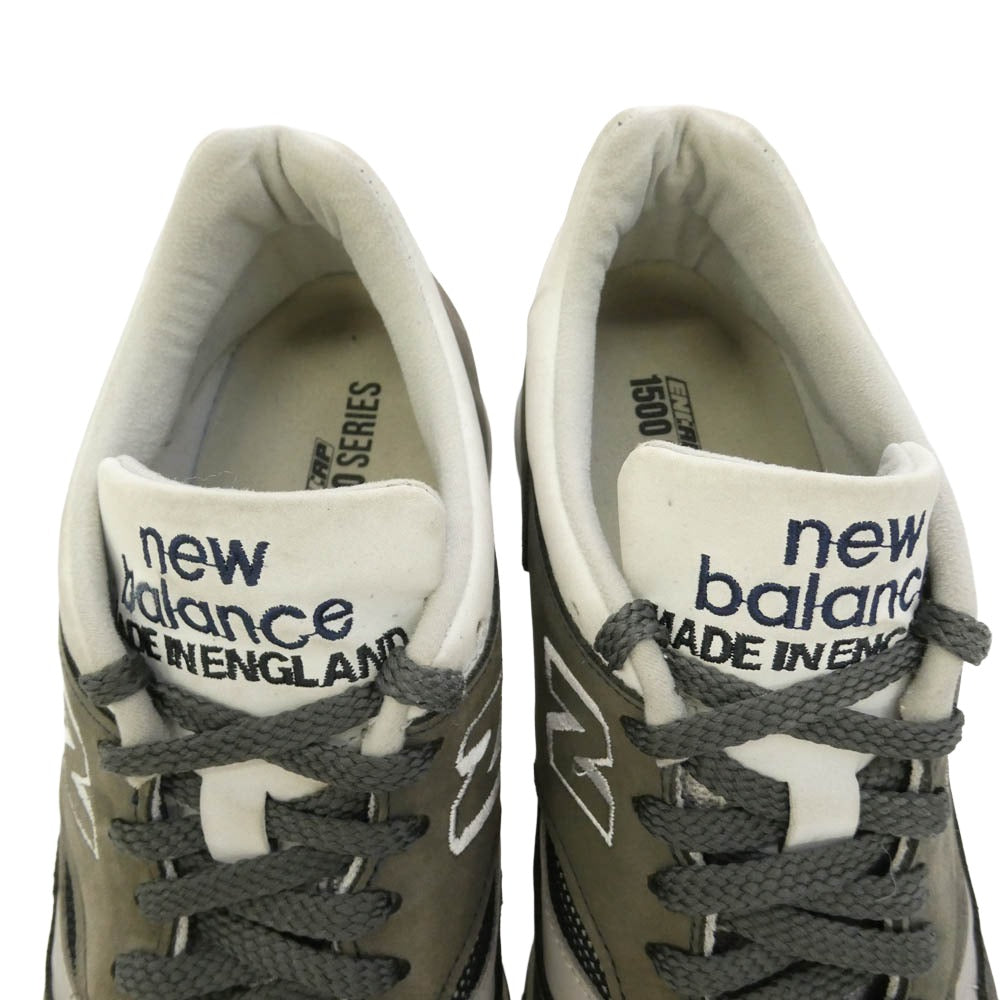 NEW BALANCE ニューバランス U1500ANI 1500 Made in UK 35th Anniversary 英国製 35周年 モデル スニーカー チャコール系 グレー系 26.5cm【中古】