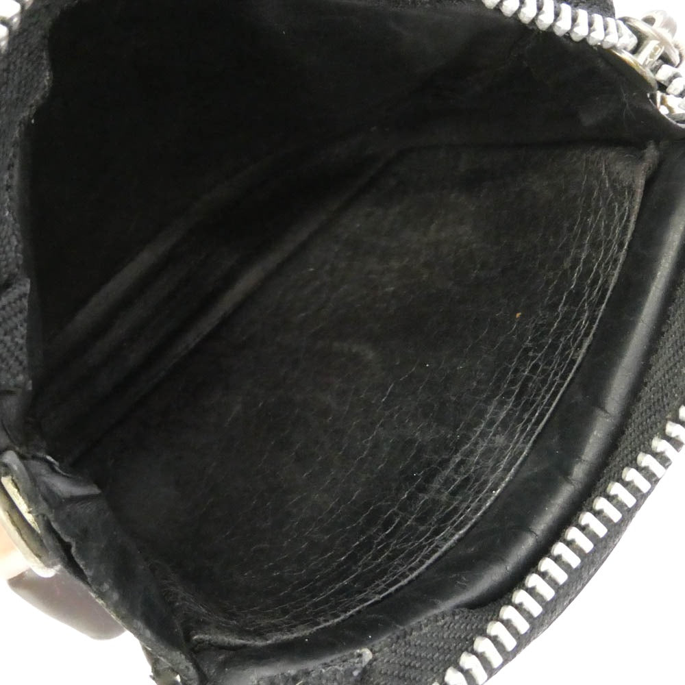 WACKO MARIA ワコマリア PORTER ポーター x PORTER ポーター レザー コインケース 小銭入れ ミニウォレット 財布 ブラック系【中古】
