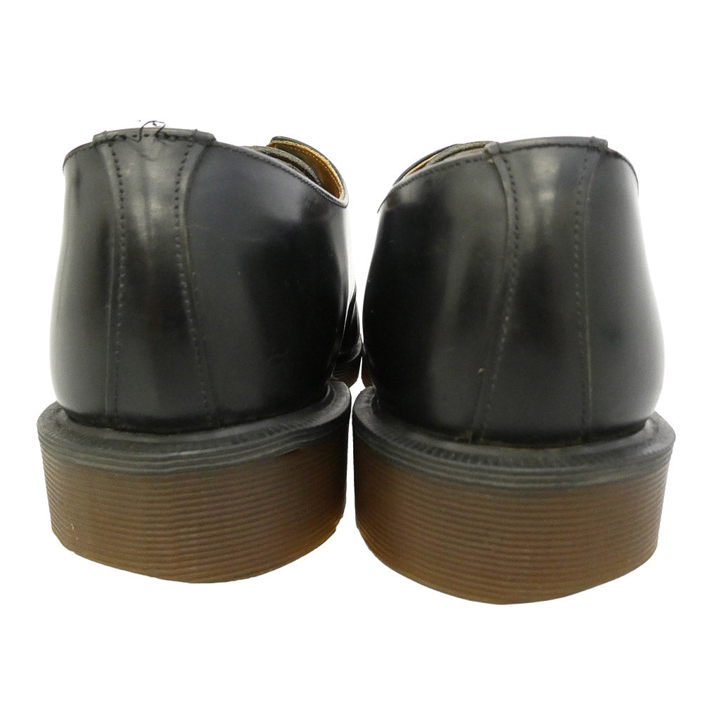 Dr.Martens ドクターマーチン D550 英国製 スチールトゥ 3ホール レザー シューズ ブラック系 UK9【中古】