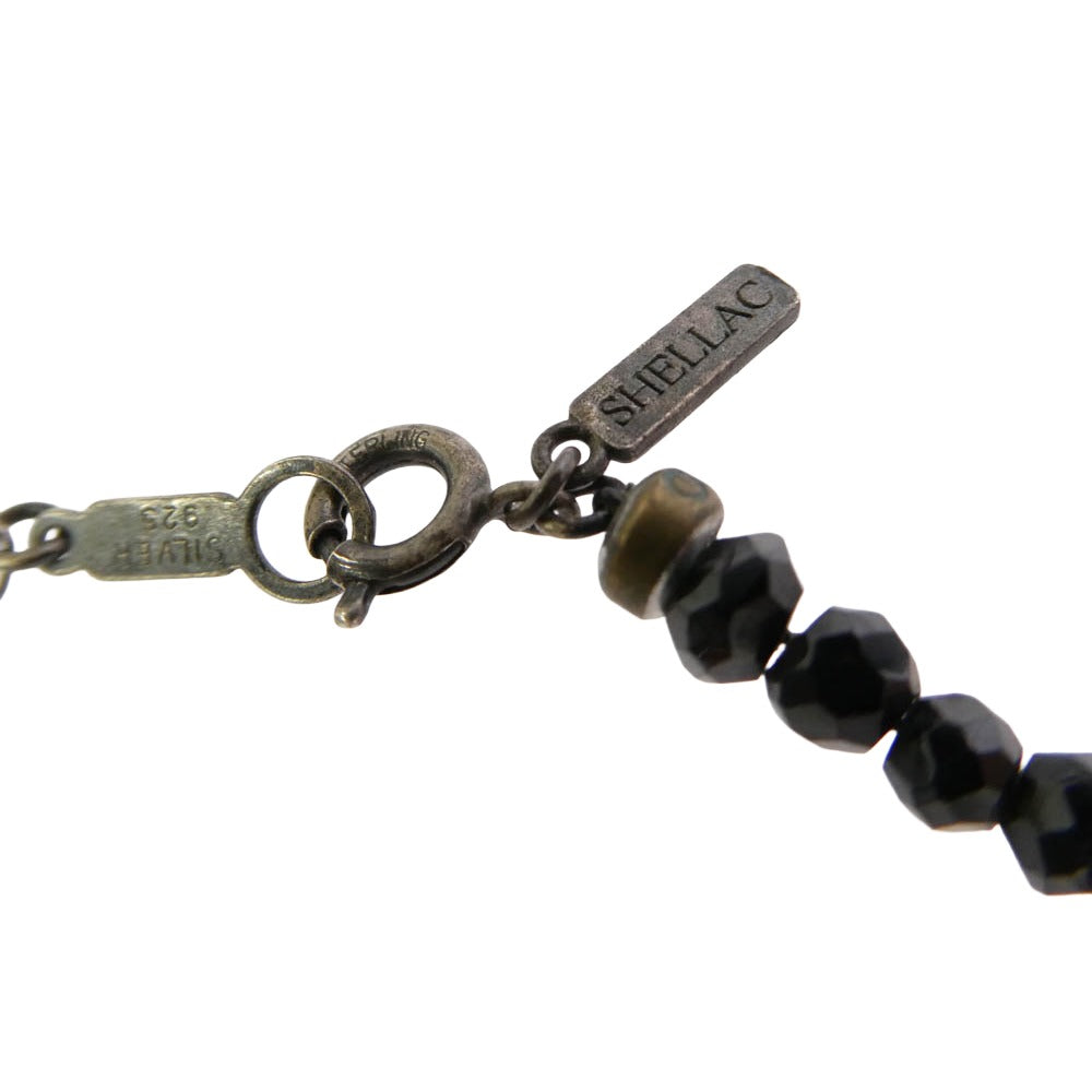 SHELLAC シェラック Black Spinel ブラックスピネル ネックレス ブラック系【中古】