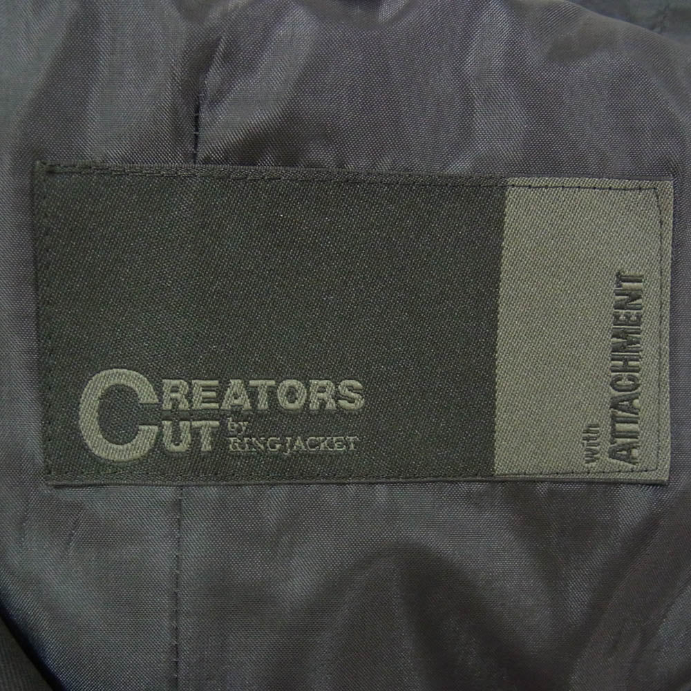 ATTACHMENT アタッチメント CREATORS CUT by RING JACKET クリエイターズカットバイリングヂャケット 伊勢丹限定 テーラードジャケット ブラック系 1【中古】