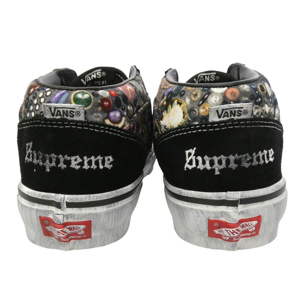 Supreme シュプリーム VANS バンズ 26SS × Mike Kelley × Vans Half Cab × マイク・ケリー × バンズ ハーフキャブ ハイカット スニーカー ブラック系 26.0cm【極上美品】【中古】