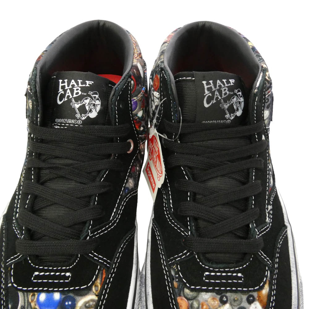Supreme シュプリーム VANS バンズ 26SS × Mike Kelley × Vans Half Cab × マイク・ケリー × バンズ ハーフキャブ ハイカット スニーカー ブラック系 26.0cm【極上美品】【中古】