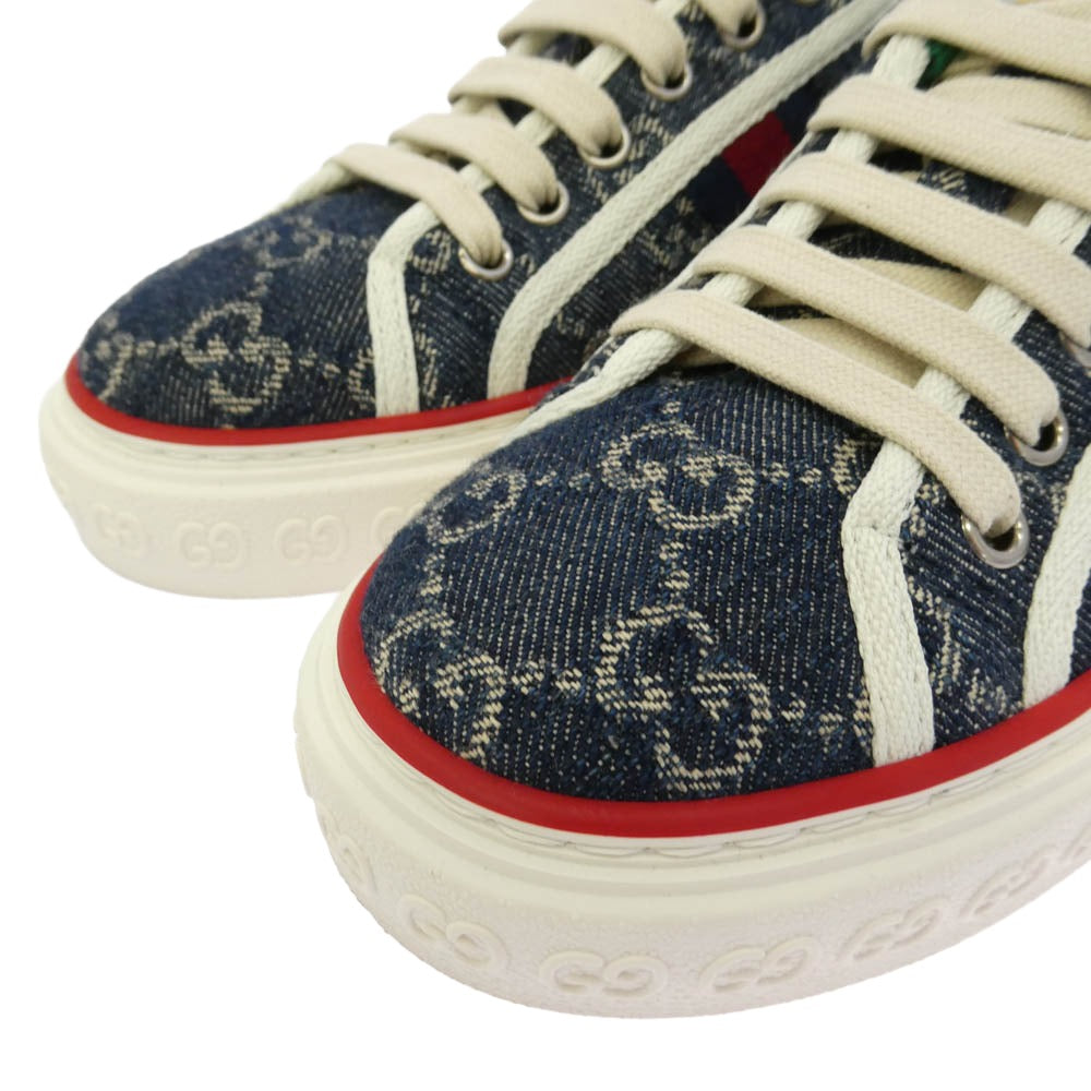 GUCCI グッチ Tennis 1977 GGキャンバス スニーカー マルチカラー系 36【美品】【中古】