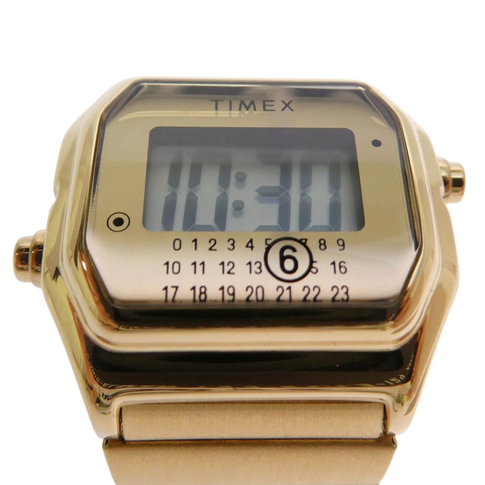MAISON MARGIELA メゾンマルジェラ TIMEX タイメックス tx-tw2y50100 x TAIMEX タイメックス MM6 T80 Ring Watch Gold リングウォッチ ゴールド系 9号【極上美品】【中古】