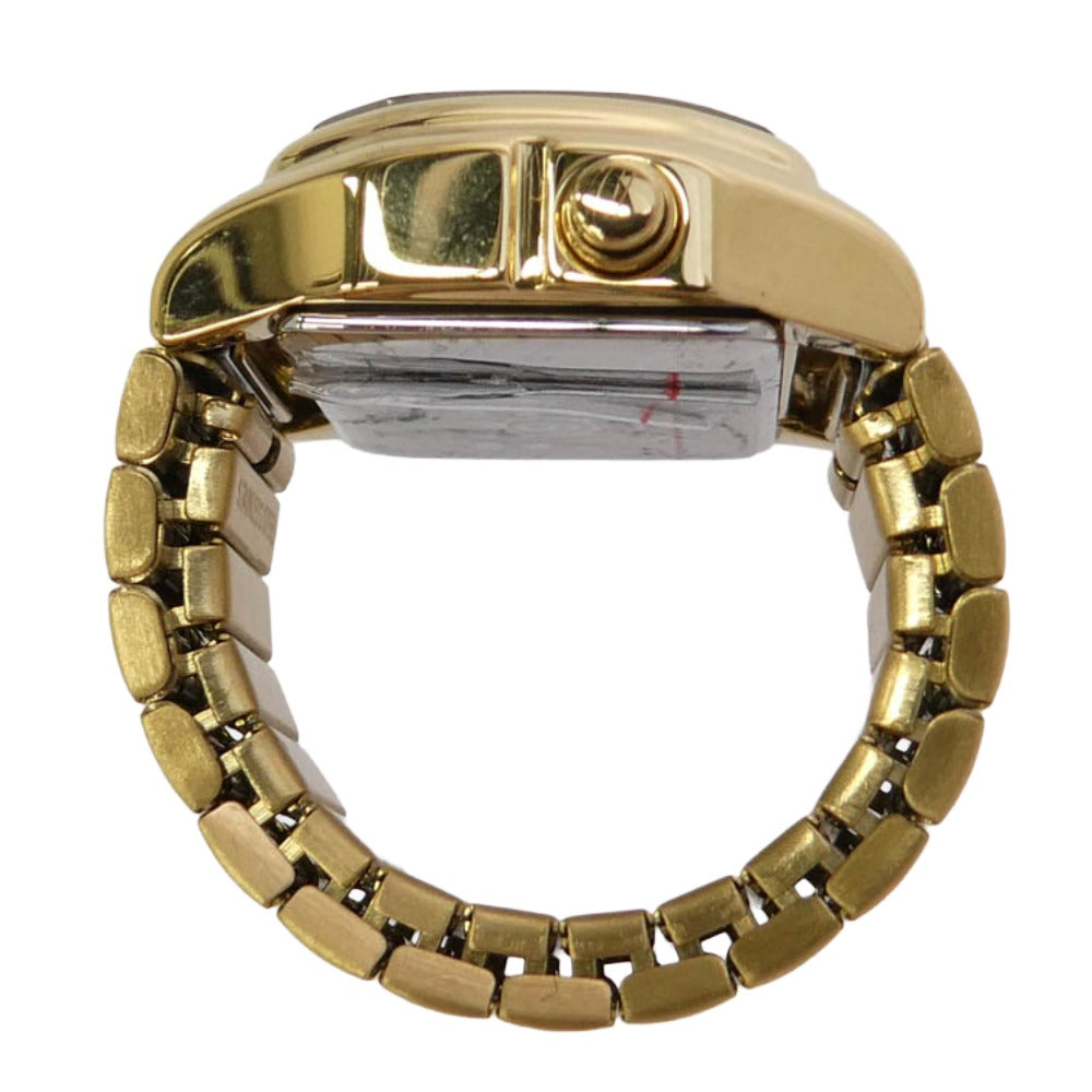 MAISON MARGIELA メゾンマルジェラ TIMEX タイメックス tx-tw2y50100 x TAIMEX タイメックス MM6 T80 Ring Watch Gold リングウォッチ ゴールド系 9号【極上美品】【中古】