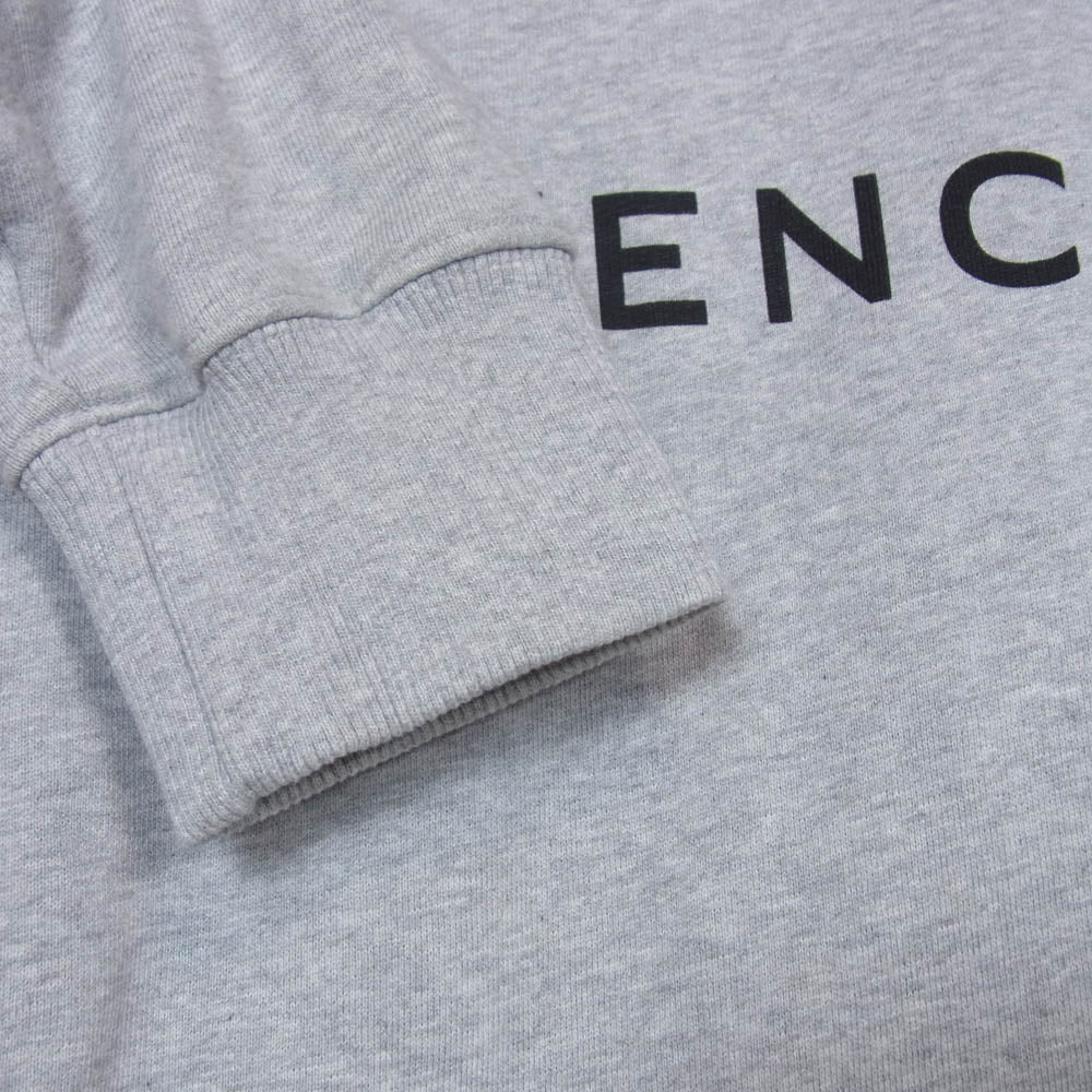 GIVENCHY ジバンシィ BMJ0HC3YAC ロゴプリント プルオーバー フーディー パーカー グレー系 M【中古】